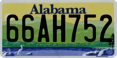 AL license plate 66AH752