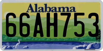 AL license plate 66AH753