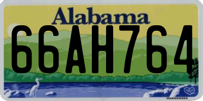 AL license plate 66AH764