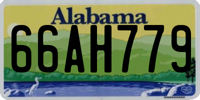 AL license plate 66AH779