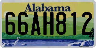 AL license plate 66AH812