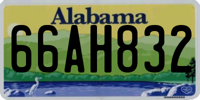 AL license plate 66AH832