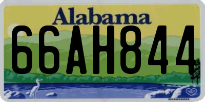 AL license plate 66AH844