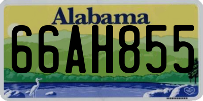 AL license plate 66AH855
