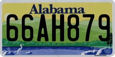 AL license plate 66AH879