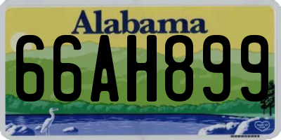AL license plate 66AH899