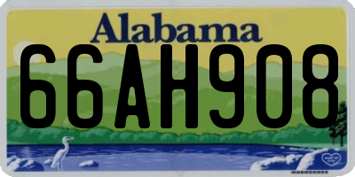 AL license plate 66AH908