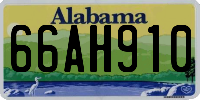 AL license plate 66AH910