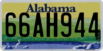 AL license plate 66AH944