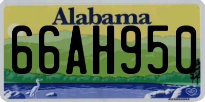 AL license plate 66AH950