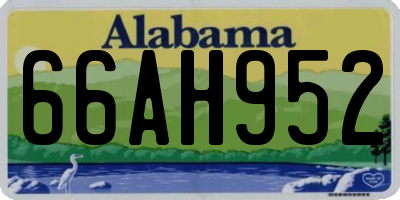 AL license plate 66AH952