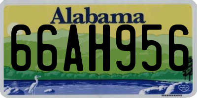 AL license plate 66AH956