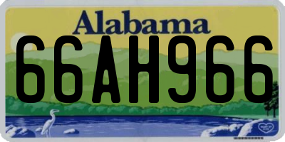 AL license plate 66AH966