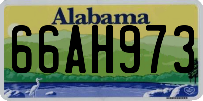 AL license plate 66AH973