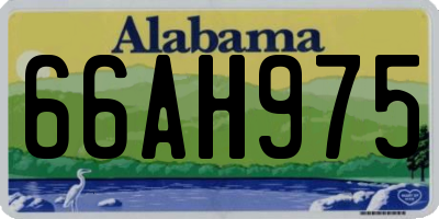 AL license plate 66AH975