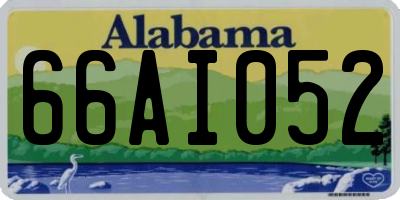 AL license plate 66AI052