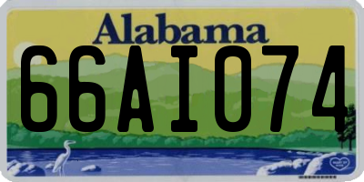 AL license plate 66AI074