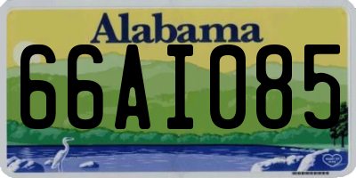 AL license plate 66AI085