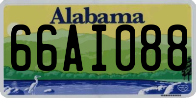 AL license plate 66AI088
