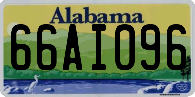 AL license plate 66AI096