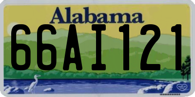 AL license plate 66AI121