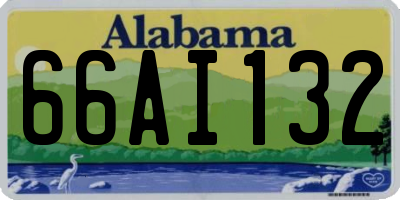 AL license plate 66AI132