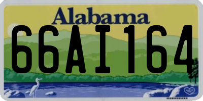 AL license plate 66AI164