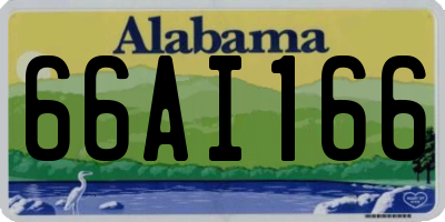 AL license plate 66AI166
