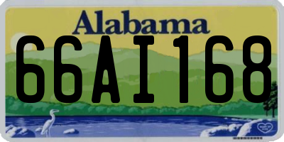 AL license plate 66AI168