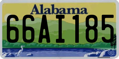 AL license plate 66AI185