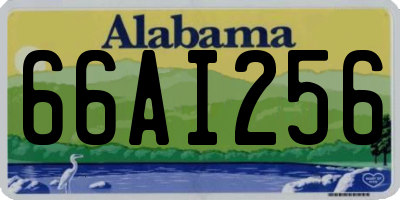 AL license plate 66AI256