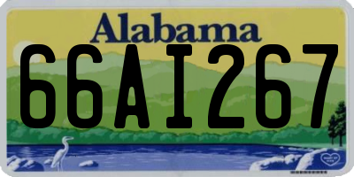 AL license plate 66AI267