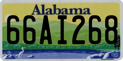 AL license plate 66AI268