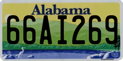 AL license plate 66AI269
