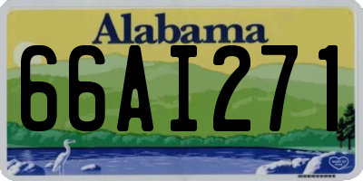 AL license plate 66AI271