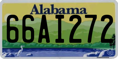 AL license plate 66AI272