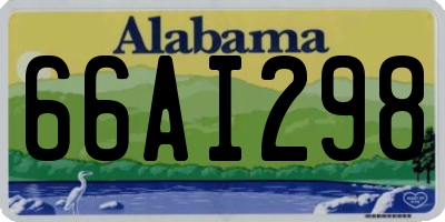 AL license plate 66AI298