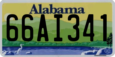 AL license plate 66AI341