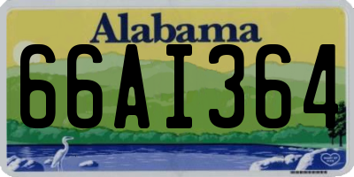 AL license plate 66AI364