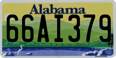 AL license plate 66AI379