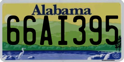 AL license plate 66AI395