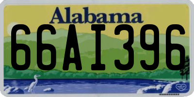 AL license plate 66AI396