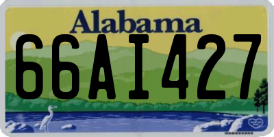 AL license plate 66AI427