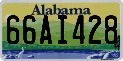 AL license plate 66AI428