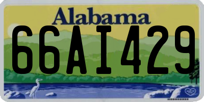 AL license plate 66AI429