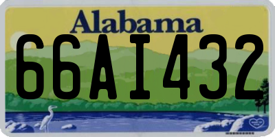 AL license plate 66AI432