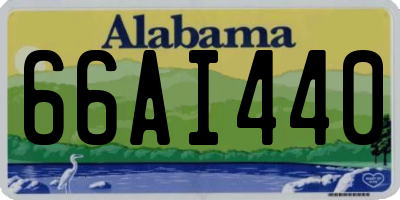AL license plate 66AI440