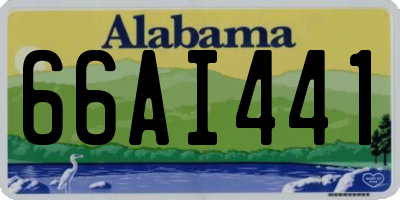 AL license plate 66AI441