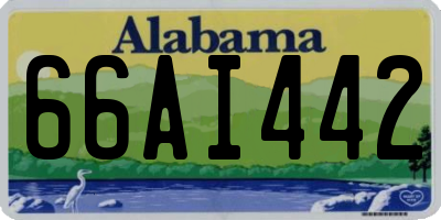 AL license plate 66AI442