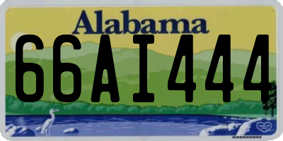 AL license plate 66AI444